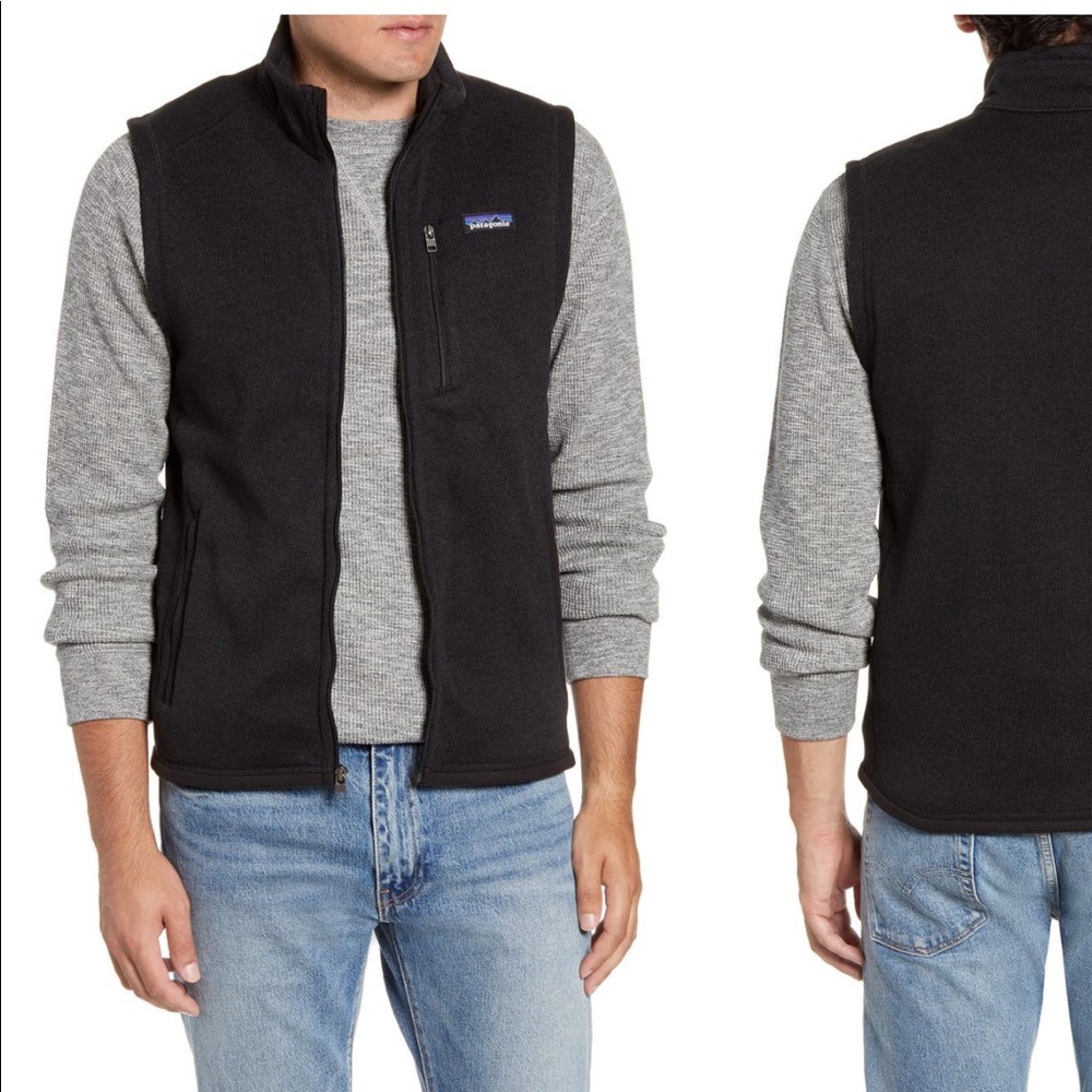 Patagonia Men Better Sweater Vest Black L